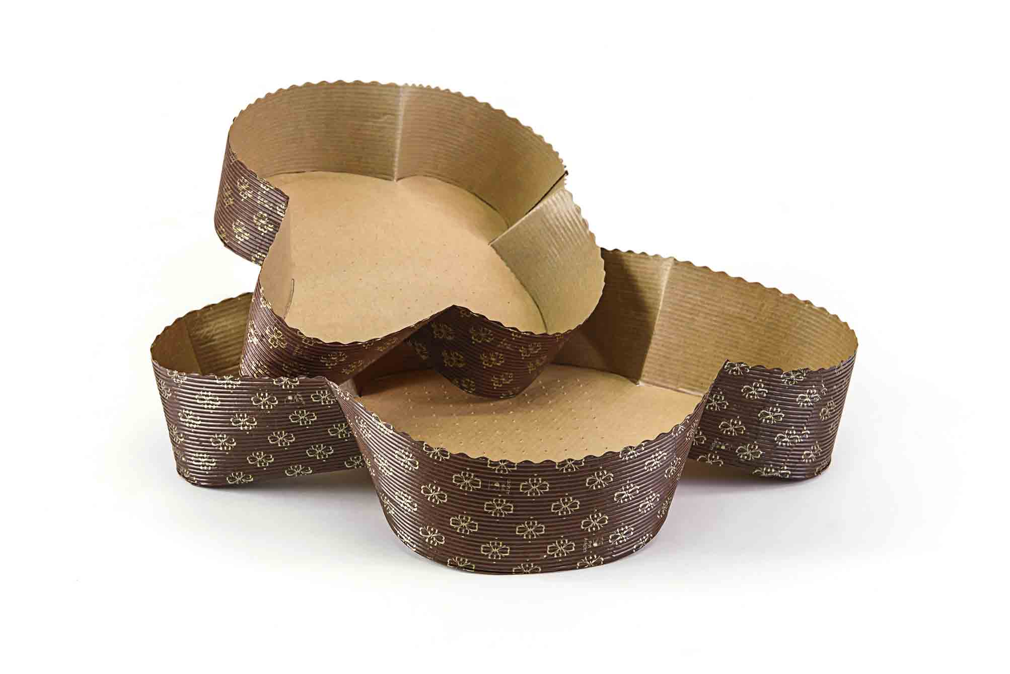 Horizontal wave baking molds for Easter Colomba cake a Novacart’s